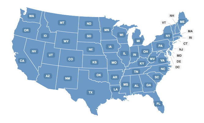 Interactive Map of Deconfliction Systems by State